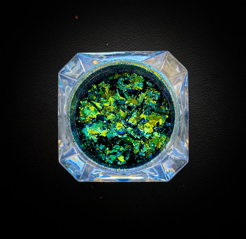 CHRYSOCOLLA - MULTICHROME FLAKES